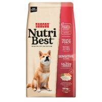 Nutribest Puppy Sensitive Salmon and Rice - чувал 15 кг. /цена за кг/