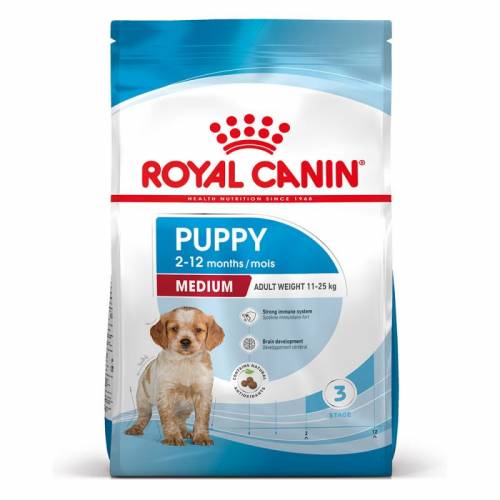 Royal Canin Medium Puppy, чувал от 15кг, цена за чувал 188.25лв. /1кг-12.55лв./