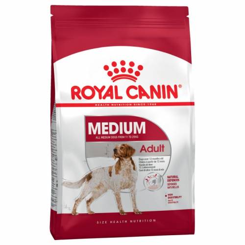 Royal Canin Medium Adult, чувал от 15кг, цена за чувал 160.50лв. /1кг-10.70лв./