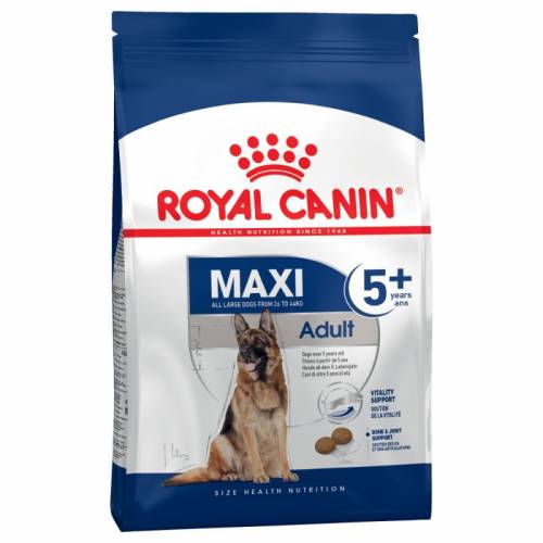 ROYAL CANIN Maxi Adult + 5, чувал от 15кг, цена за чувал 168.75лв. /1кг-11.25лв./