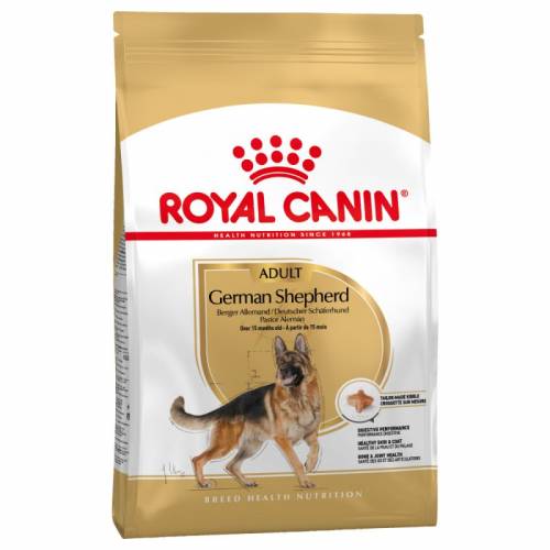 ROYAL CANIN German Shephert Adult, чувал от 11кг, цена за чувал 141.90 лв. /1кг-12.90лв./