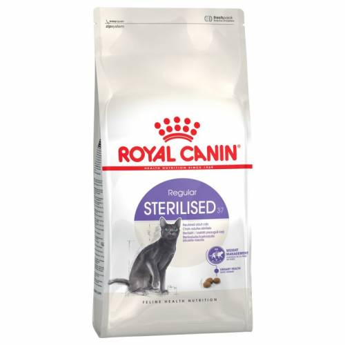 Royal Canin sterilised 37, чувал от 10кг, цена за чувал 183.00лв. /1кг-18.30лв./