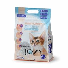 ВОДОРАЗТВОРИМА ПОЛИМЕРНА БИОРАЗГРАДИМА  КОТЕШКА ТОАЛЕТНА JOZY 6.5 L, 4 kg , Lavender 