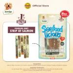 DENTALIGHT - Seafood Licious Premium Jerky STRIP OF SALMON / ИВИЦИ СЬОМГА 70 g 
