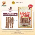 DENTALIGHT - Beefy Licious Premium Jerky BEEF OF WAGYU BEEF / ФИЛЕ ОТ ЯПОНСКО ТЕЛЕШКО 70 g