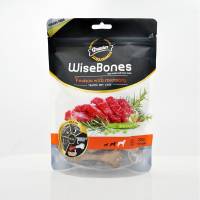 ​Мини лакомства Wisebones  ЕЛЕНСКО МЕСО И РОЗМАРИН, (с истинско месо) 7,5см, 200г