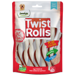 Дентално лакомство TWIST ROLLS вкус на телешко, 12,5 см