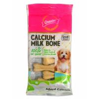 Дентални кокали CALCIUM MILK BONE мляко 5 см, 7 броя в пакет