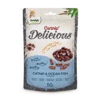 Лакомство за котка DELICIOUS catnip and ocean fish, с валериана и океанска риба