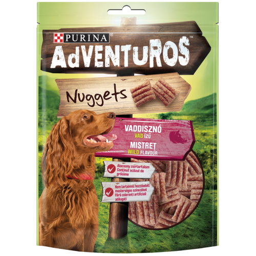 PURINA® ADVENTUROS  лакомства за кучета с различни вкусове 90 гр.