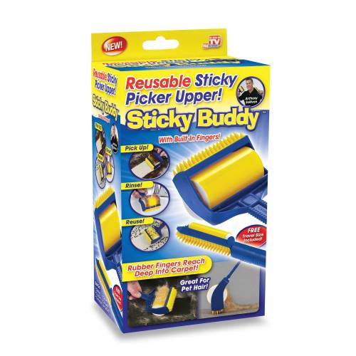 Sticky Buddy Комплект миещи ролки за обиране на косми 2 в 1  